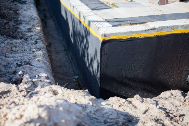 Residential Wet Basement Repair installation at a Bunker Hill, IL home by SJ Waterproofing Pros